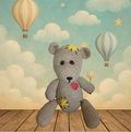 Caramel Bear Crochet Toy for Babies