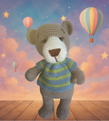 Ginger Bear Crochet Toy for Babies