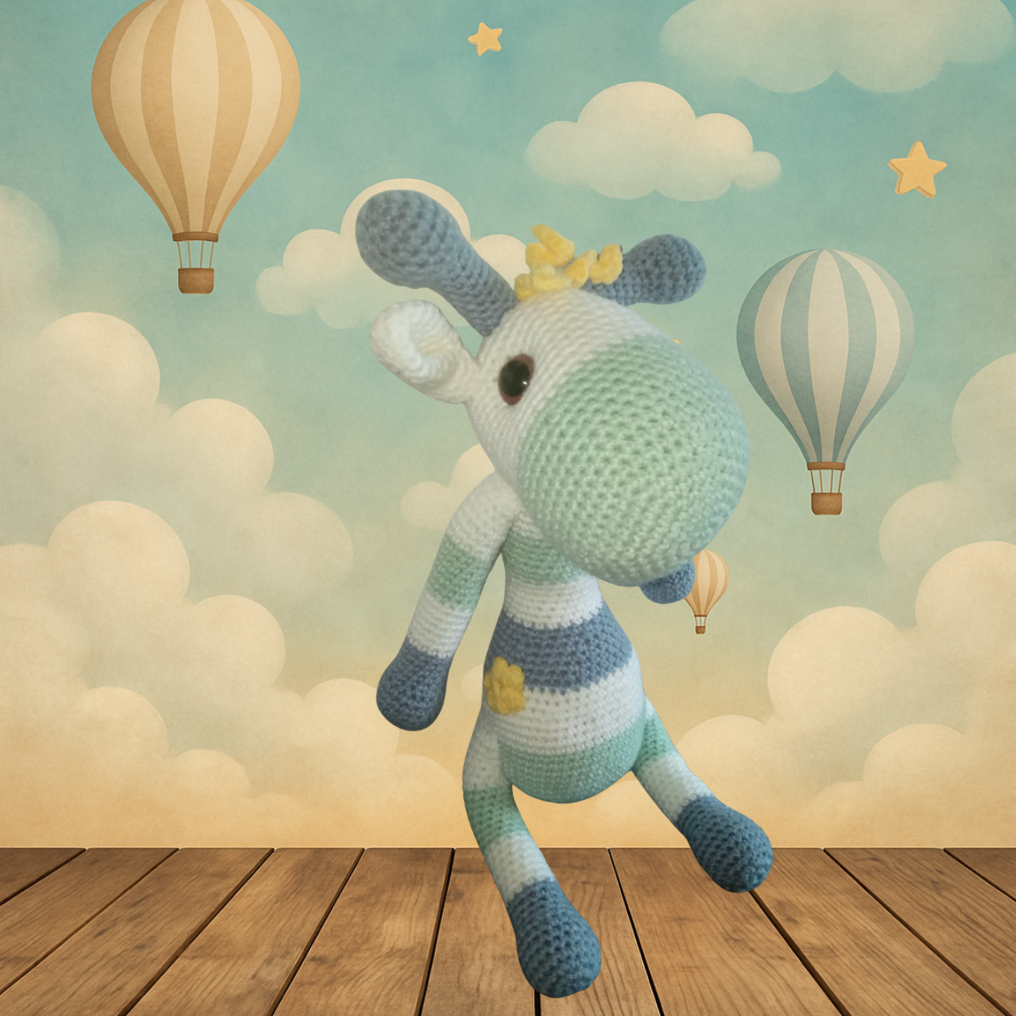 Handmade Giraffe Crochet Toy