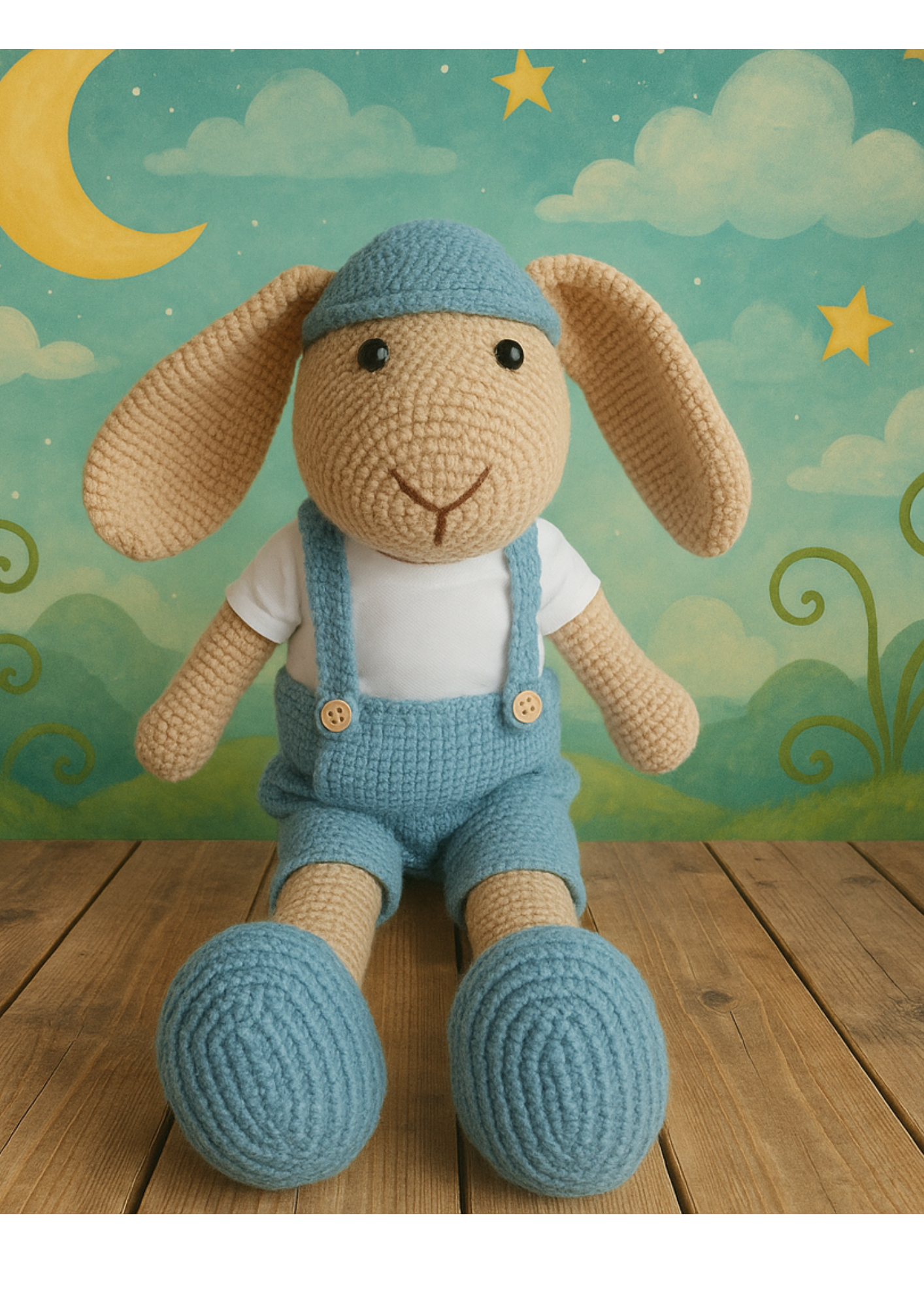 Willow Bunny – Handmade Crochet Toy for Babies