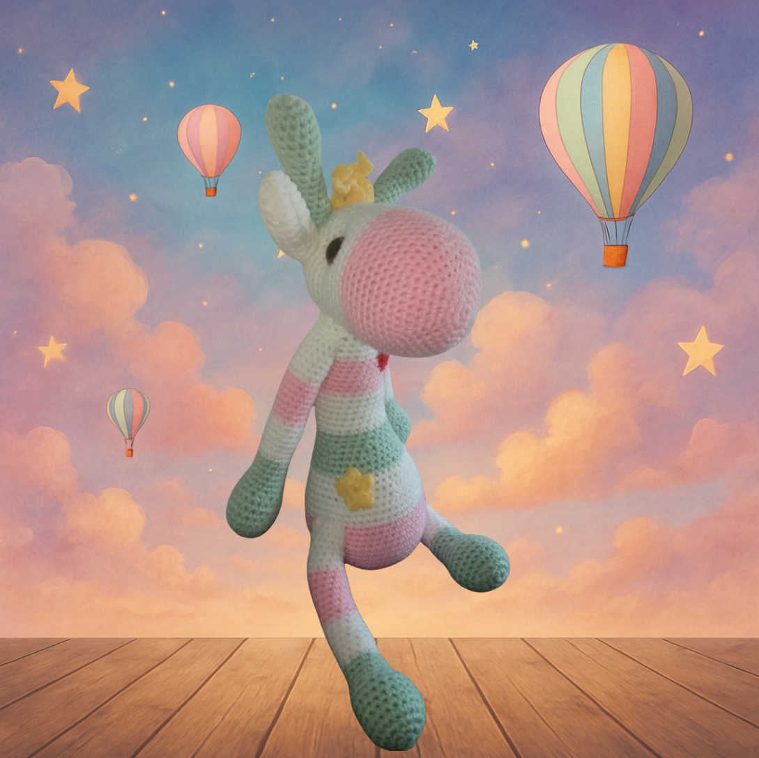 Handmade Giraffe Crochet Toy